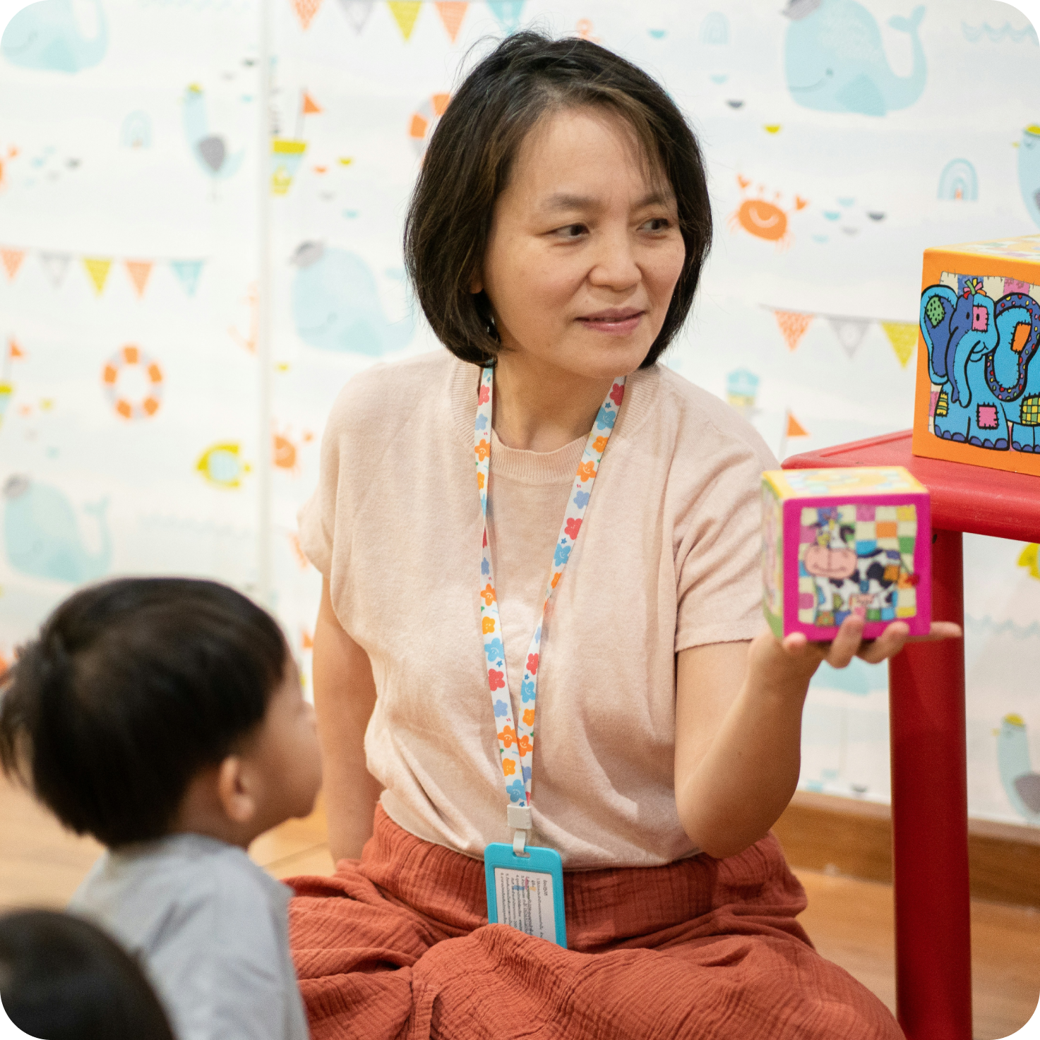 DaySteps app showing classroom members